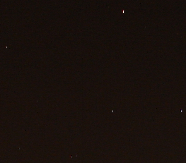 Saturn in the Night Sky