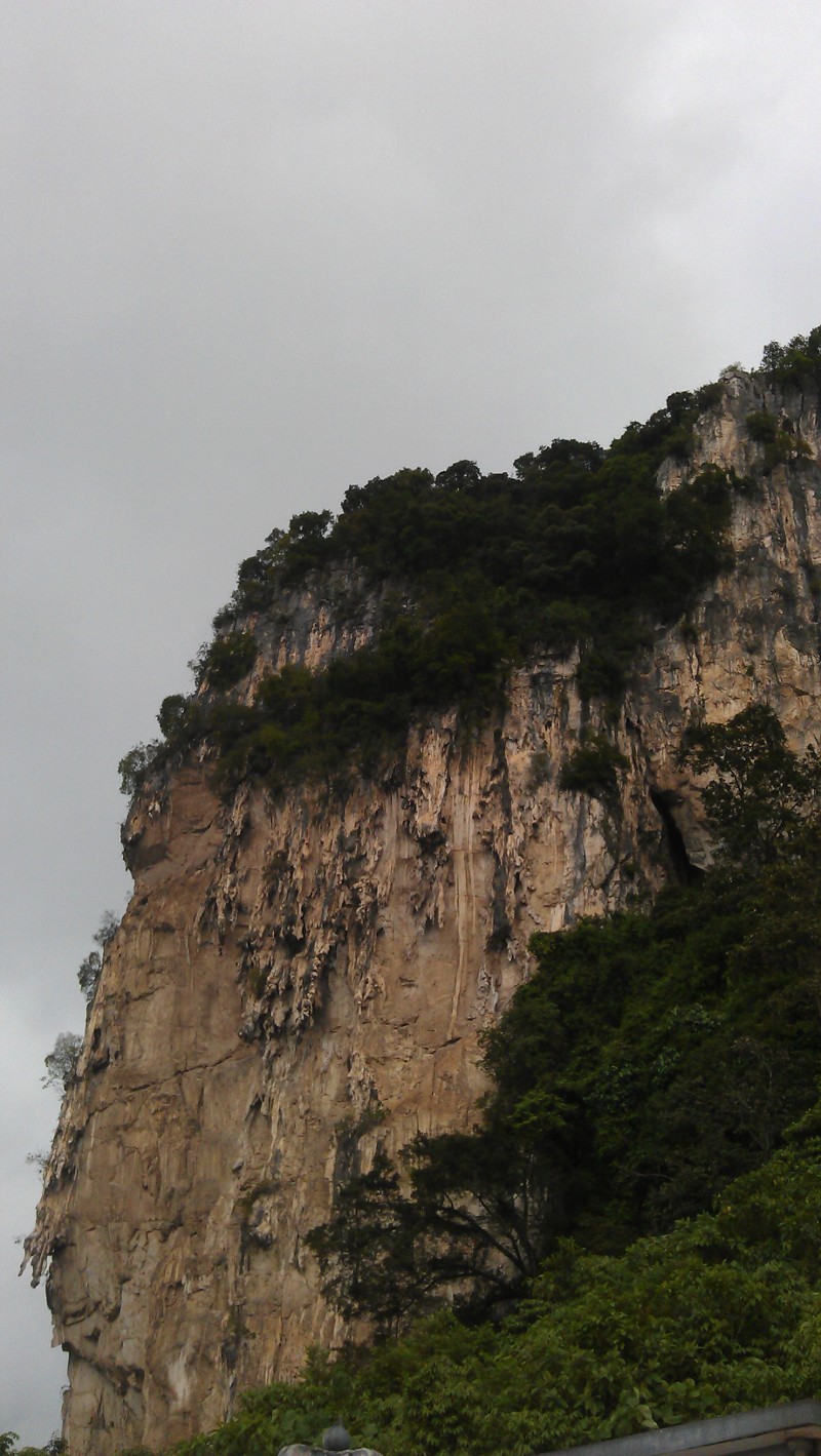 Batu caves and an overcast sky Batu caves and an overcast sky