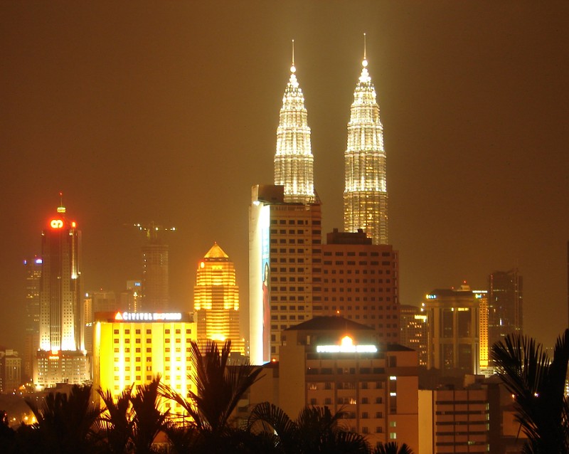 Petronas towers lit at night, a shot from my 2007 trip to Malaysia. Petronas towers lit at night, a shot from my 2007 trip to Malaysia.