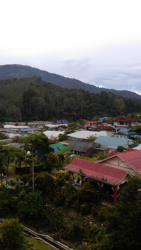 View of tanah rata town from our apartment View of tanah rata town from our apartment