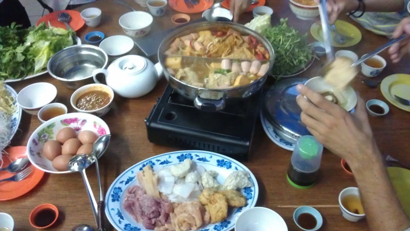 Steamboat meal that my friends had post the trek Steamboat meal that my friends had post the trek